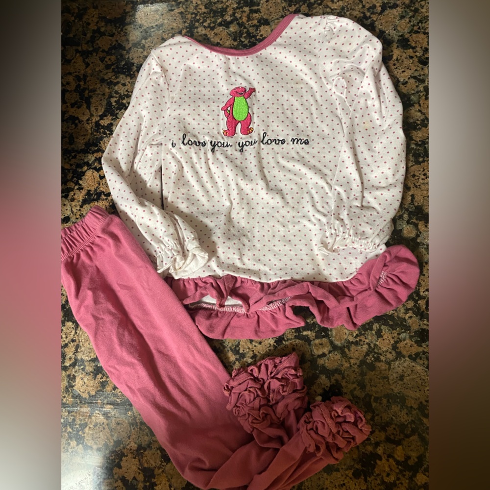 Girls Barney set